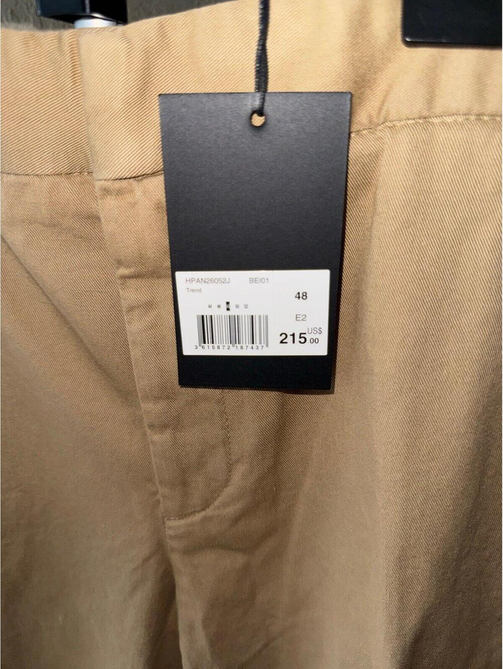 The Kooples Trend Elastic Waist Chino Pants Beige Tan Size 48 (US 32) NWT - Picture 6 of 7